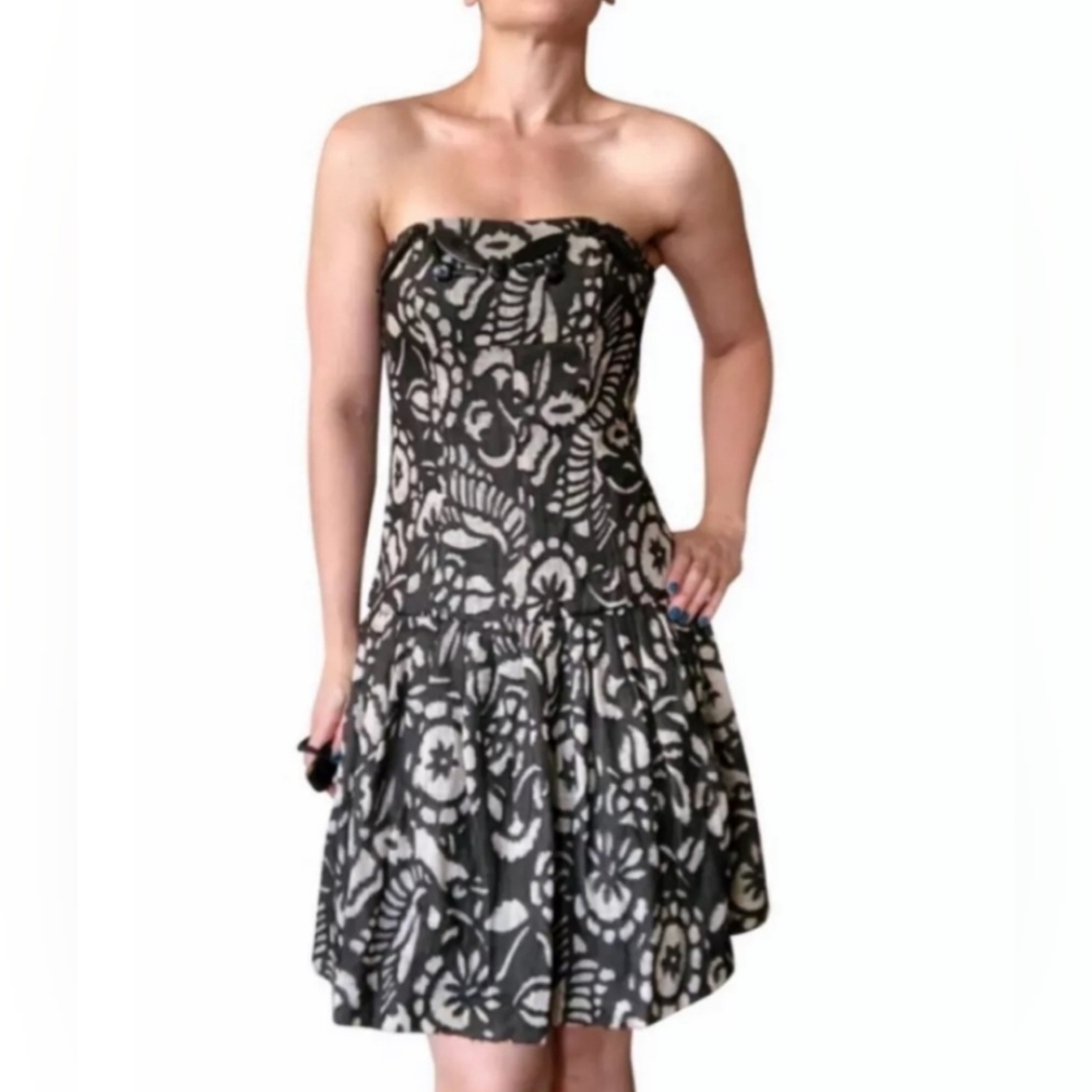 DVF strapless dress sz 6